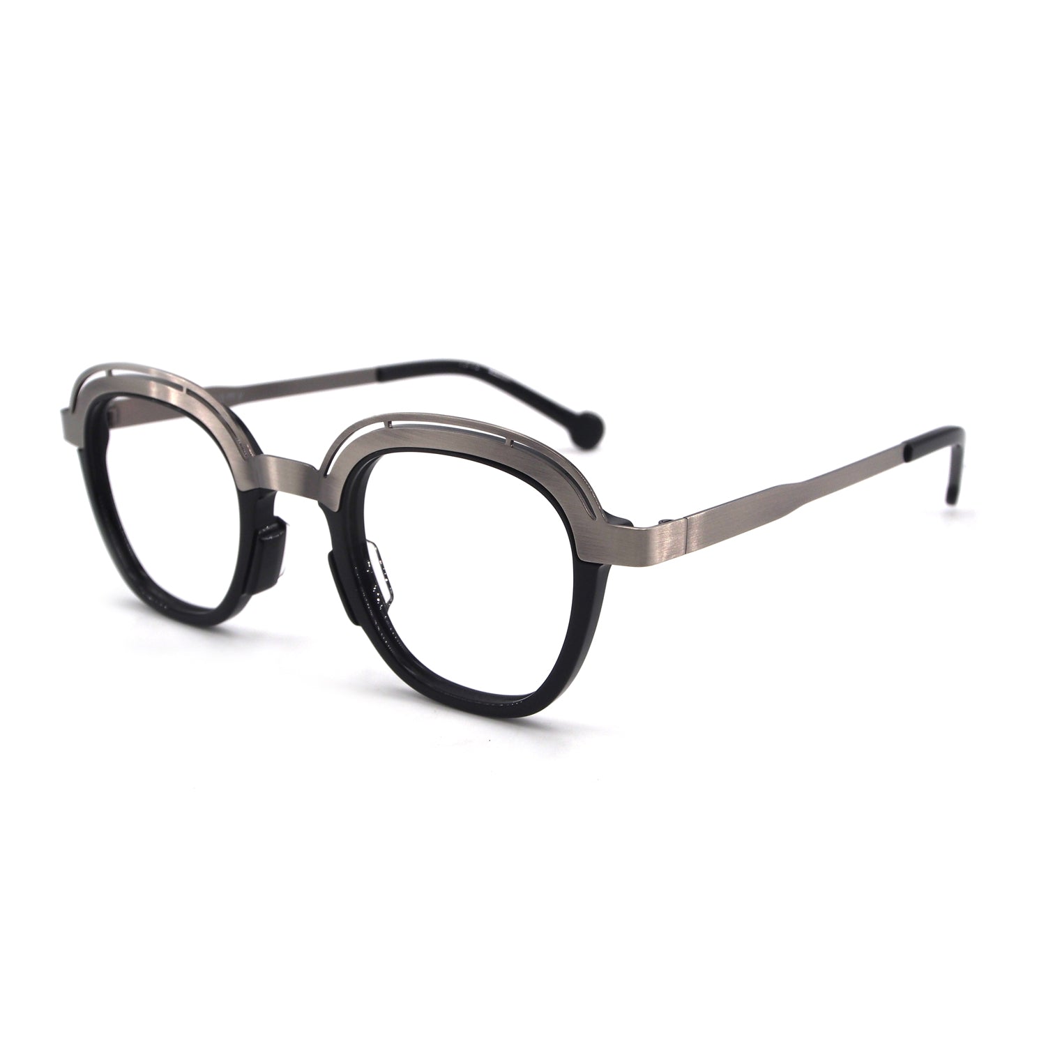 Giovanni in Black Mondo Eyeglasses - sightonomy