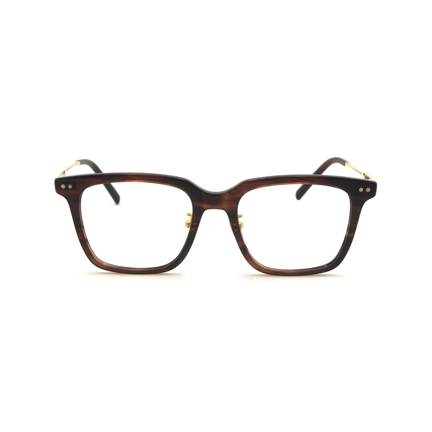 Tomoko in Cedar Aurum Eyeglasses - sightonomy