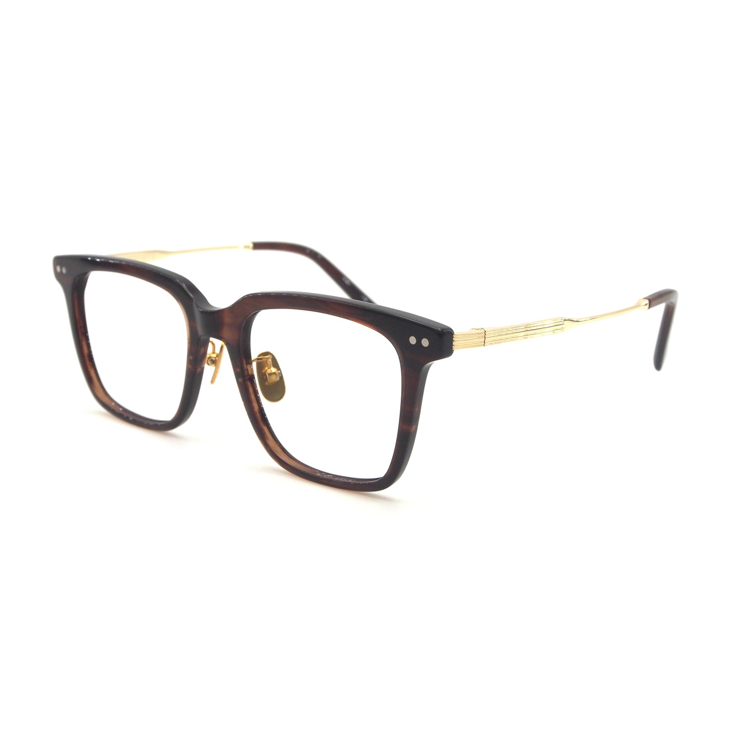 Tomoko in Cedar Aurum Eyeglasses - sightonomy