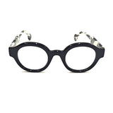 Vonda in Ebonite Eyeglasses - sightonomy