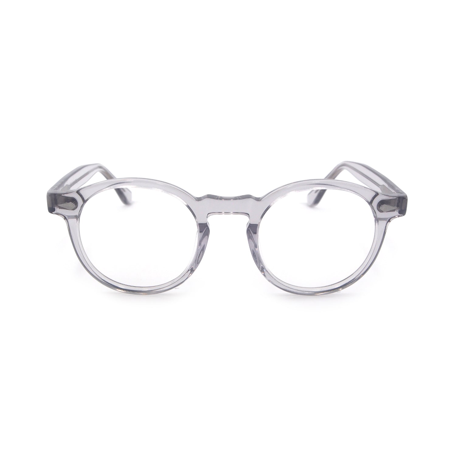 Edgar in Crystal Smoke Eyeglasses - sightonomy