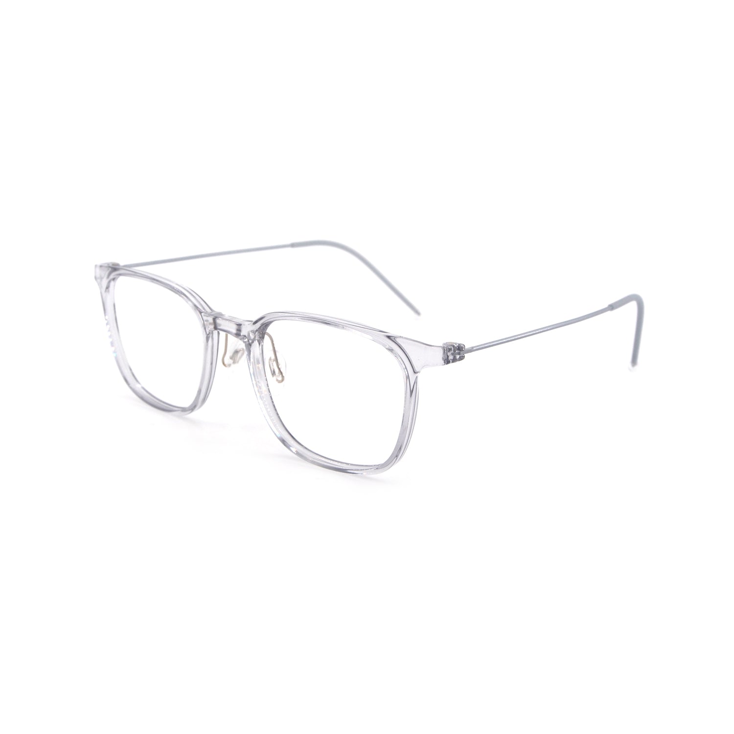 Juno in Crystal Smoke Eyeglasses - sightonomy